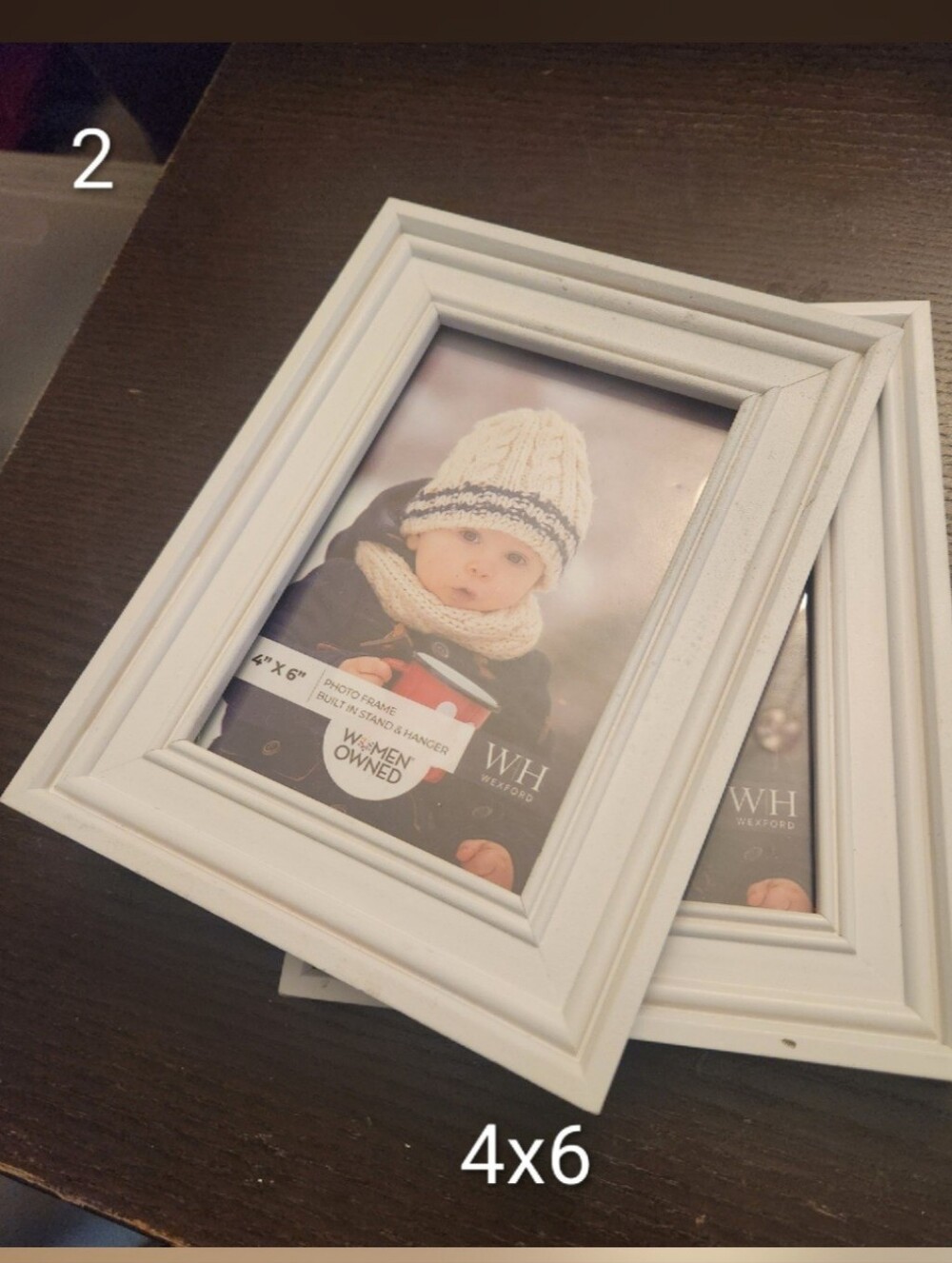 Classic White 4x6 Picture Frame (Set of 2)